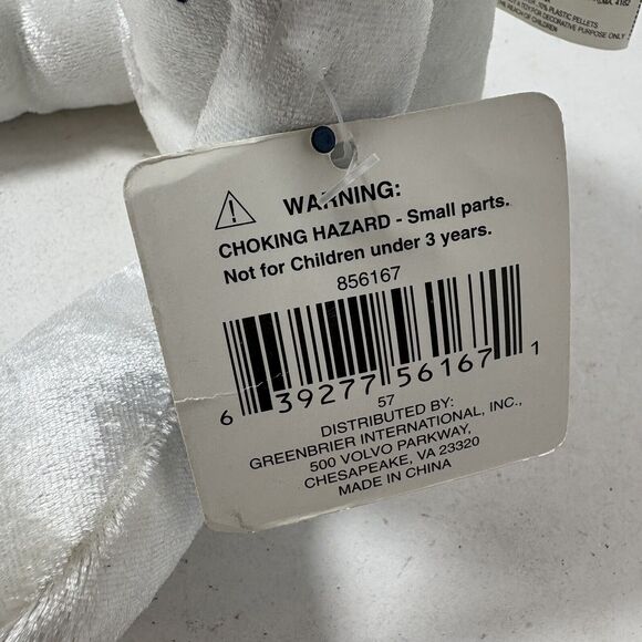 Greenbriar‎ Plush Hanukkah Bear White Yamaka Star of David Blue Tag G1 - Picture 11 of 11